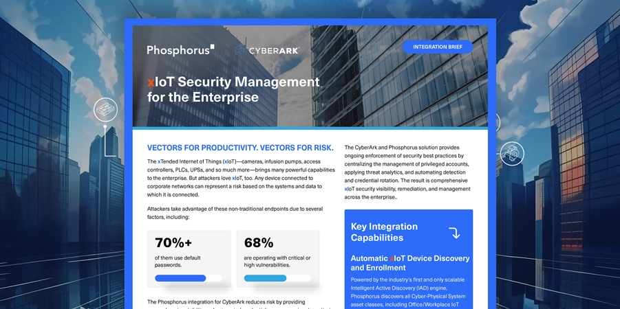Phosphorus + CyberArk Integration Brief