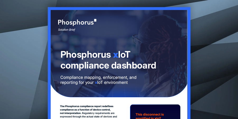 Phosphorus Compliance Solution Brief